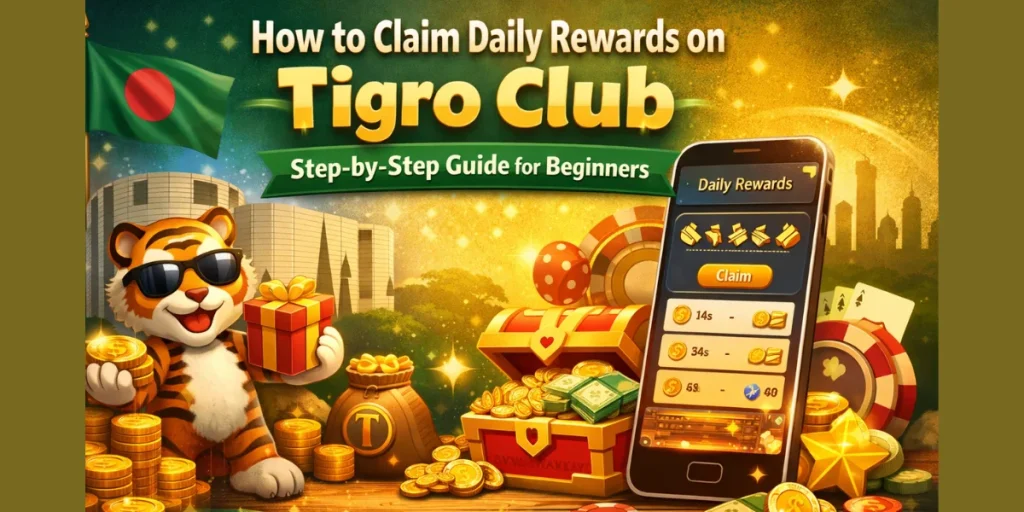 How to Claim Daily Rewards on Tigro Club