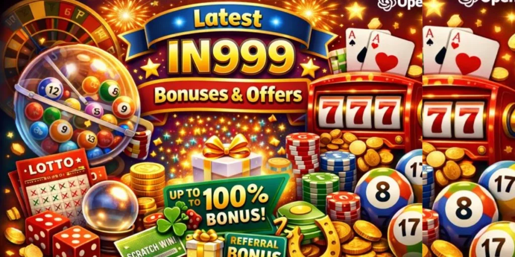Latest IN999 Bonuses & Offers