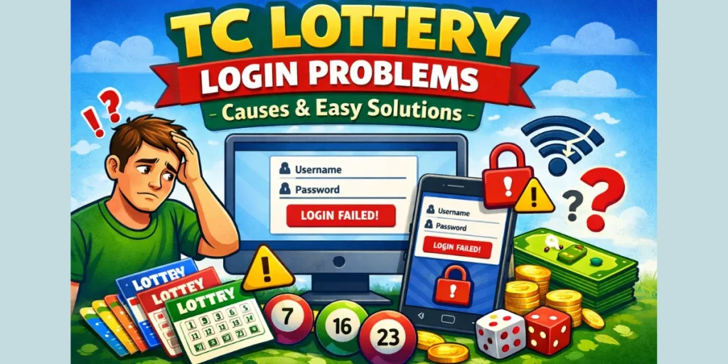 TC Lottery Login Problems